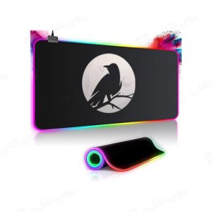 موس پد با نورپردازی RGB ریون مدل RAVEN BRMP-8030 دارای ساختار مقاوم و انعطاف پذیر است.