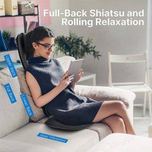 بالشتک و صندلی ماساژور رنفو مدل Renpho Shiatsu را به راحتی در همه جا می توانید استفاده کنید