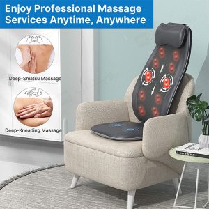 بالشتک و صندلی ماساژور رنفو مدل Renpho Shiatsu برای تمامی صندلی های شما قابل استفاده است