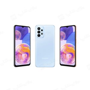 گوشی موبایل سامسونگ گلکسی A23 ظرفیت 128 گیگابایت رم 4 گیگابایت دارای صفحه تمام لمسی است.