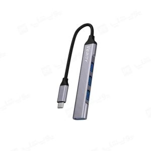 مبدل تایپ C به 4USB وریتی مدل H410T