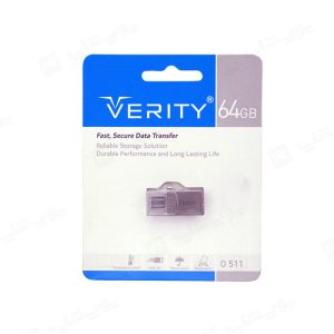 فلش مموری وریتی مدل O511 USB3.0 با ظرفیت 64 گیگابایت دارای بسته بندی استاندارد و اورجینال است.