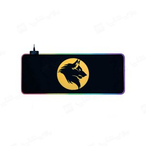 موس پد با نورپردازی RGB ولف مدل Wolf BWMP-8030