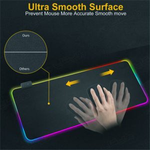 در اولین تجربه کاربری با موس پد با نورپردازی RGB ولف مدل Wolf BWMP-8030، شاهد حرکت روان موس خواهید بود