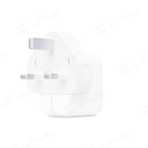 شارژر دیواری 12 وات 3 پین اورجینال اپل مدل MD836ZM/A نیاز به تبدیل برای استفاده در ایران می باشد.