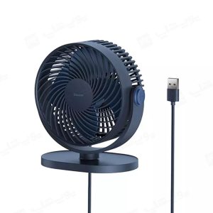 پنکه رومیزی بیسوس مدل BS-HF013 در رنگ آبی تیره می باشد.