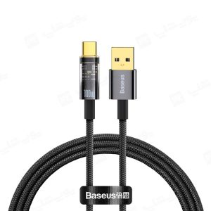 کابل شارژ USB به تایپ 100W C بیسوس مدل CATS000201