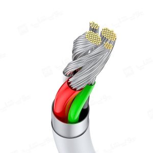 کابل شارژ USB به تایپ 66W C بیسوس مدل CATYS-02 دارای لایه های مختلف با کیفیت می باشد.