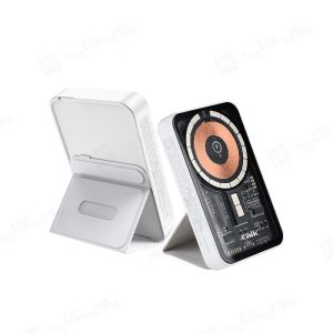 پاوربانک 5000mAh وایرلس شارژ مگنتی کالک مدل CY021 دارای مگنتی قوی می باشد.