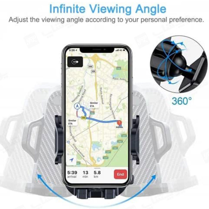 هولدر گوشی موبایل مدل Car Mount دارای قابلیت چرخش 360 درجه می باشد.