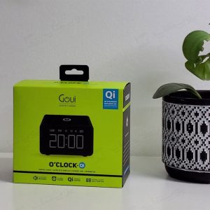 ساعت دیجیتال، شارژر بی سیم و اسپیکر گوئی مدل O’Clock دارای طراحی زیبا می باشد.