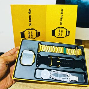 ساعت هوشمند هاینوتکو مدل G9 Ultra Max داری پک کامل همراه با کابل شارژ می باشد.