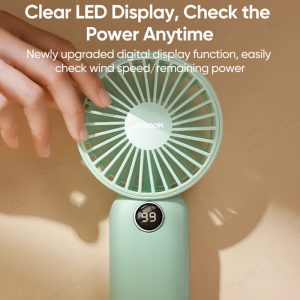فن دستی جویروم مدل JR-CY360 دارای نمایشگر LED می باشد.