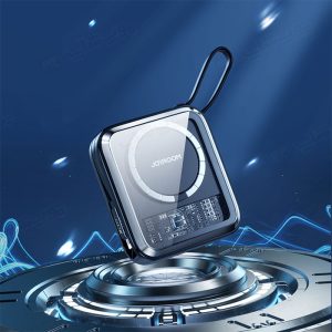 پاوربانک 10000mAh وایرلس شارژ مگنتی جویروم مدل JR-L007 دارای طراحی ظاهری عالی می باشد.