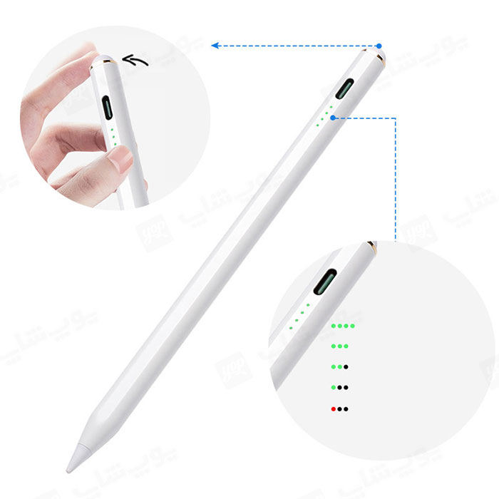 قلم لمسی استایلوس آیپد جویروم مدل JR-X9 با نشانگر 4 تایی می باشد.
