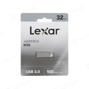 فلش مموری لکسار مدل JUMPDRIVE M35 USB3.0 با ظرفیت 32 گیگابایت در بسته بندی مناسب می باشد.