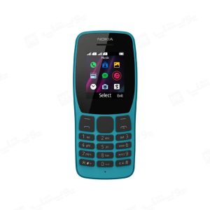 گوشی موبايل نوکيا مدل 110 ظرفیت 4 مگابایت 800 میلی آمپر ساعت ظرفیت دارد.