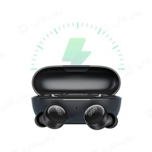 هندزفری بی سیم کیو سی وای مدل QCY T17 دارای کارایی تا 26 ساعت است.