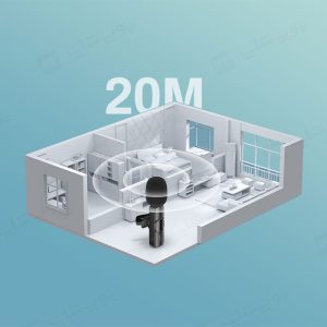 میکروفن یقه ای بی سیم ریمکس مدل K02 اتصال تا شعاع 20 متری بدون مانع می باشد.