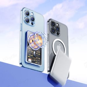 پاوربانک 10000mAh وایرلس شارژ مگنتی ریمکس مدل RPP-531 سازگار با گوشی های آیفون می باشد.