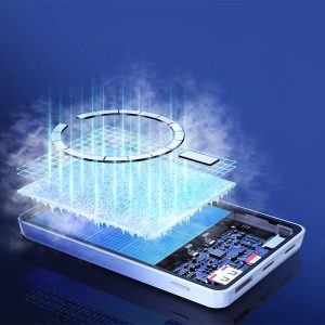 پاوربانک 10000mAh وایرلس شارژ مگنتی ریمکس مدل RPP-531 دارای دمای پایین می باشد.