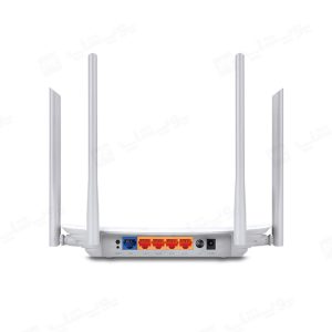مودم روتر بی سیم تی پی لینک Archer C50 دارای 4 پورت LAN و یک پورت WAN می باشد.