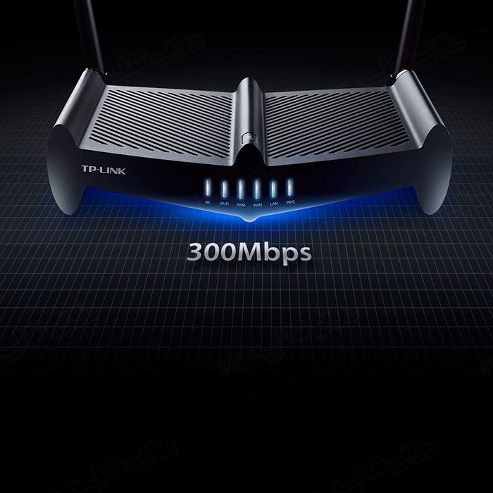 مودم روتر بی سیم تی پی لینک TL-WR841HP دارای سرعت انتقال داده تا 300Mbps است.