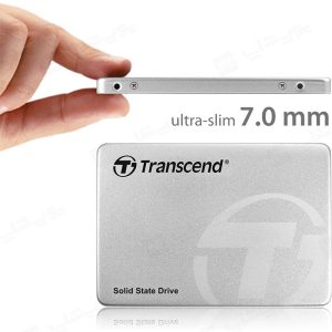 هارد SSD اینترنال 120 گیگابایت ترنسند مدل SSD220S دارای طراحی فوق باریک است.