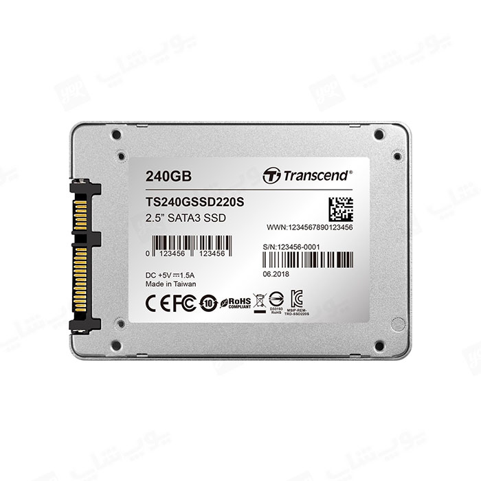 هارد SSD اینترنال 240 گیگابایت ترنسند مدل TS240GSSD220S دارای سرعت خواندن و نوشتن بالا می باشد.