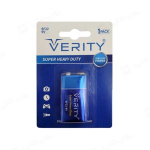 باتری کتابی وریتی مدل 6F22 Super Heavy Duty