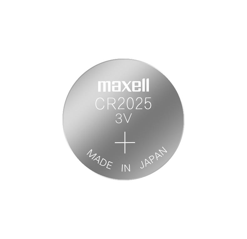 باتری سکه ای مکسل مدل CR2025 تک عددی دارای قطر 2.5 میلی متری است.