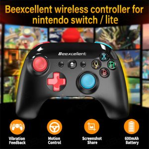 دسته بازی بی سیم کامپیوتر بیکسلنت مدل wirless pro game controller  با اکثر سیستم ها کامپیوتری سازگاری است