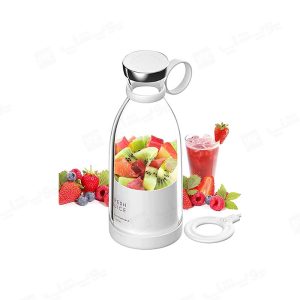 دستگاه مخلوط کن قابل حمل 350 میلی لیتر مدل Fresh juice از صفحه شارژ وایرلس پشتیبانی می کند