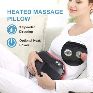 بالشتک ماساژ گردن و پشت رنفو مدل RF-NM067 دارای ابعاد مناسب و قابل حمل است