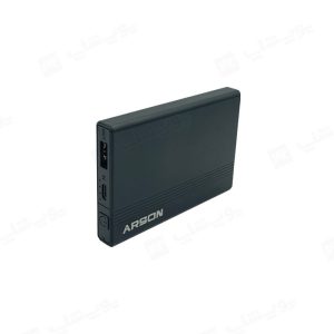 پاوربانک 6000mAh آرسون مدل AN-P66 با بدنه آلومینیومی می باشد.