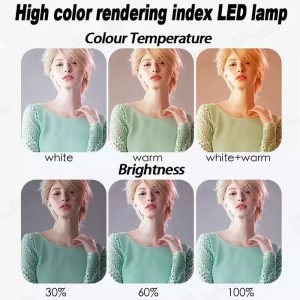 رینگ لایت 12 اینچی Ring Fill Light مدل CXB-300 با سه نوع رنگ مختلف است.