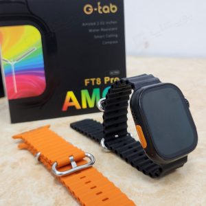 ساعت هوشمند جی تب مدل FT8 Pro در بسته بندی مناسب قرار دارد.