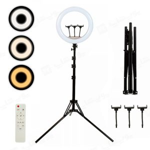 رینگ لایت 18 اینچی Ring Fill Light مدل LJJ-45 دارای 3 رنگ مختلف است.
