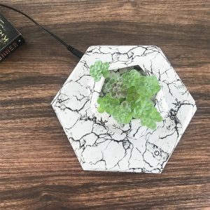 گلدان معلق مغناطیسی طرح سنگ مرمر FLOATING BONSAI POT مناسب برای انواع دکوراسیون ها می باشد.