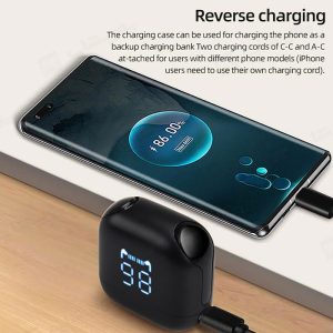 هندزفری بی‌ سیم میبرو مدل Mibro Earbuds 3 Pro دارای قابلیت شارژ معکوس می باشد.
