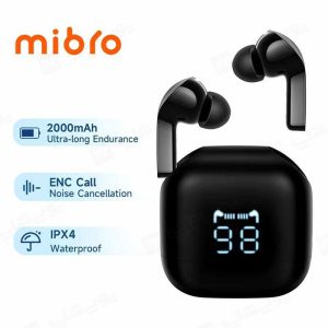 هندزفری بی‌ سیم میبرو مدل Mibro Earbuds 3 Pro دارای قابلیت کاهش نویز می باشد.