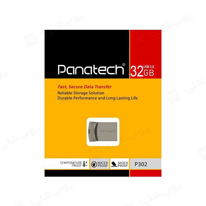 فلش مموری پاناتک مدل P302 USB2.0 ظرفیت 32 گیگابایت در بسته بندی مناسب دارای گارانتی می باشد.
