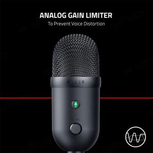 میکروفون استریم ریزر مدل SEIREN V2 X بدون قطعی و با پخش صدای استاندارد است.