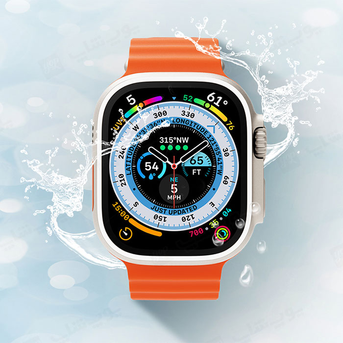 ساعت هوشمند رسی مدل RA21 با استاندارد IP68 و ضد آب است.