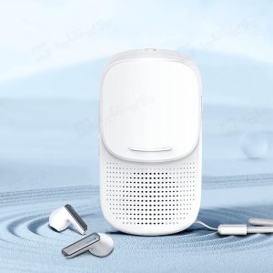 اسپیکر بلوتوثی و هندزفری رسی مدل RSK-W27 دارای قابلیت حمل آسان است.