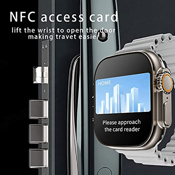 ساعت هوشمند مدل TK8 Ultra Max دارای امکان NFC می باشد.