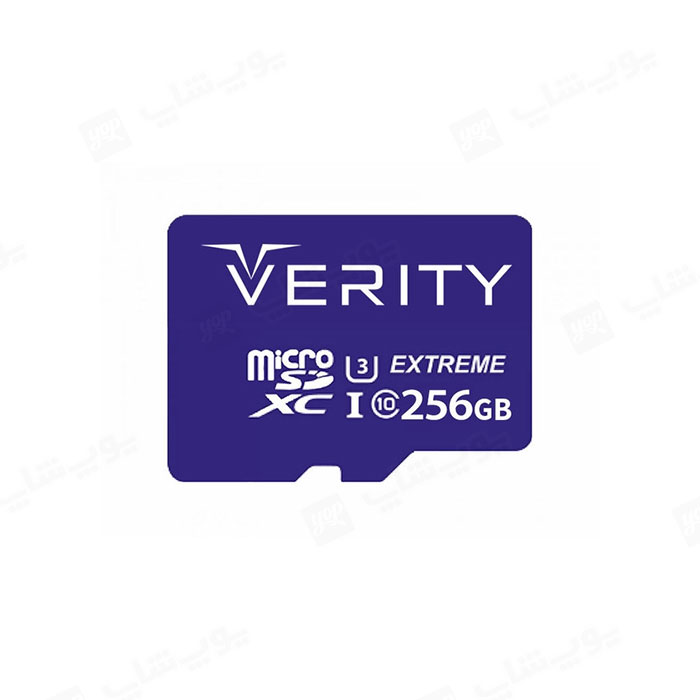 کارت حافظه میکرو SD وریتی مدل 533X ظرفیت 256 گیگابایت با رم ریدر