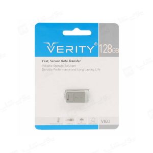 فلش مموری وریتی مدل V823 USB3.0 ظرفیت 128 گیگابایت در بسته بندی مناسب قرار دارد.