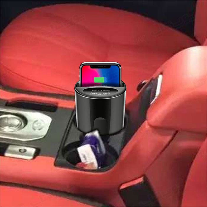 شارژر لیوانی بی سیم مدل X9 قابل استفاده در داخل خودرو می باشد.