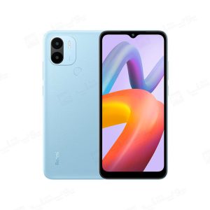گوشی موبایل شیائومی Redmi A2 Plus ظرفیت 32 گیگابایت رم 2 گیگابایت در رنگ بندی آبی است.